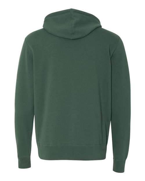 Unisex Lightweight Full-Zip Hooded Sweatshirt – Back