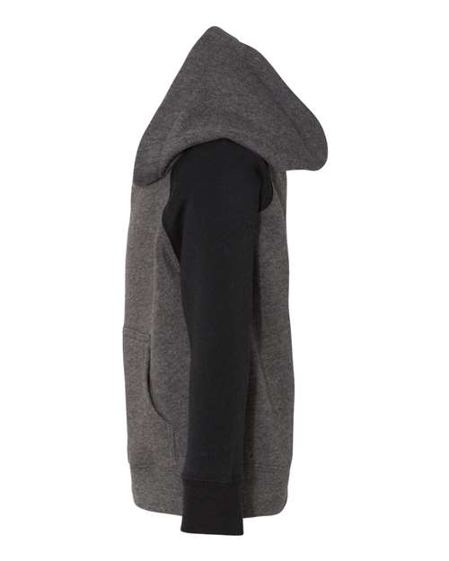 Toddler Special Blend Hooded Raglan Sweatshirt – Detail