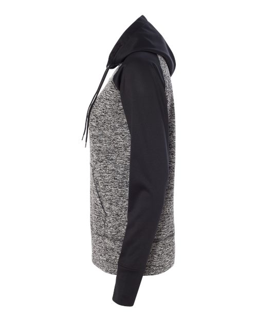 Women’s Colorblocked Cosmic Fleece Hooded Sweatshirt – Detail
