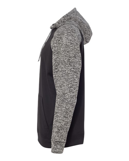 Men's Colorblocked Cosmic Fleece Hooded Sweatshirt – Detail