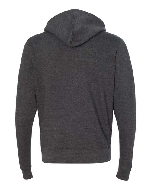 Men's Triblend Full-Zip Hooded Sweatshirt – Back