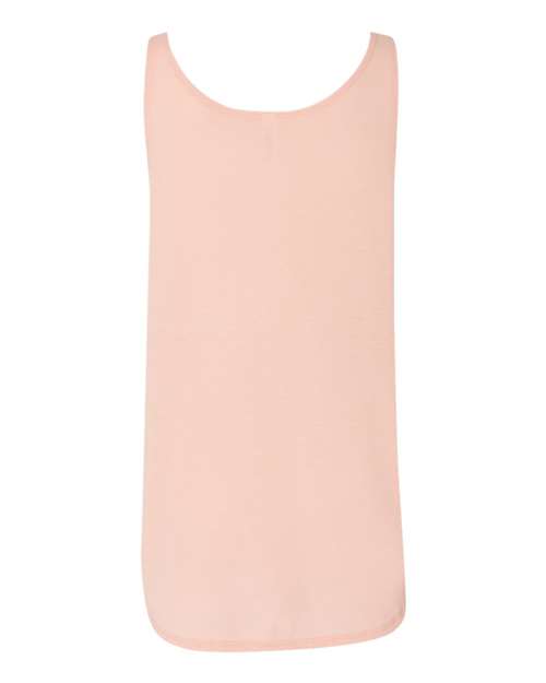 Women's Flowy Tank with Side Slit – Back