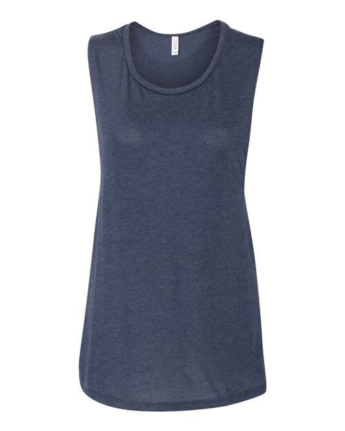 Women's Flowy Scoop Muscle Tank – Front