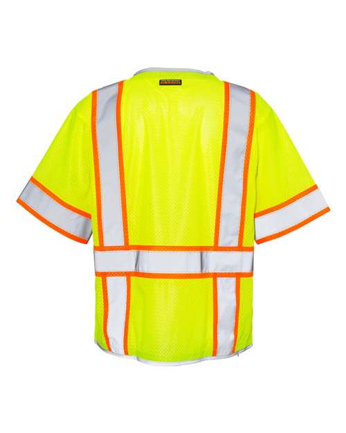Unisex Premium Brilliant Series® Heavy Duty Class 3 Vest – Back