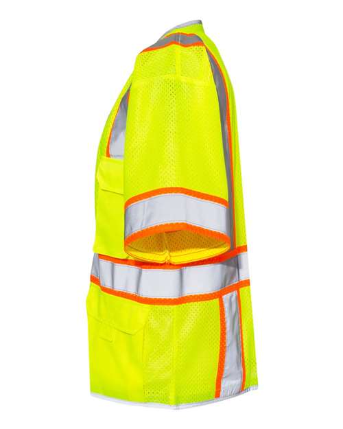 Unisex Premium Brilliant Series® Heavy Duty Class 3 Vest – Detail