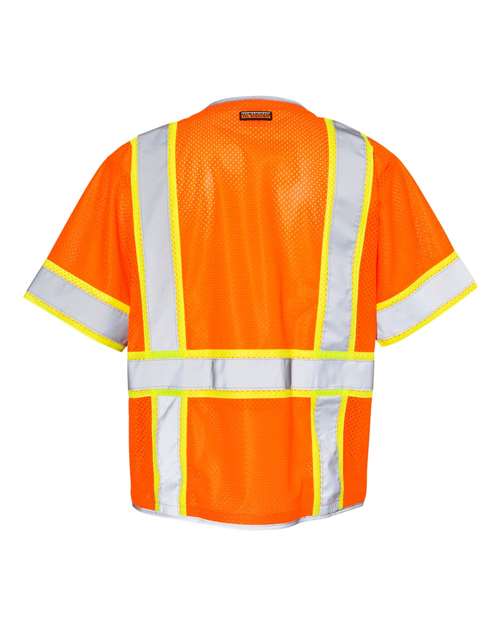 Unisex Premium Brilliant Series® Heavy Duty Class 3 Vest – Back