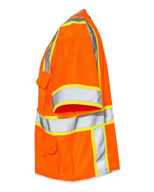 Unisex Premium Brilliant Series® Heavy Duty Class 3 Vest – Detail
