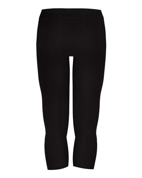 Youth Compression Calf-Length Tights – Back