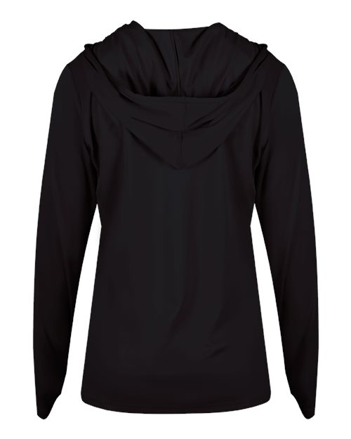 Women's B-Core Hooded Long Sleeve T-Shirt – Back