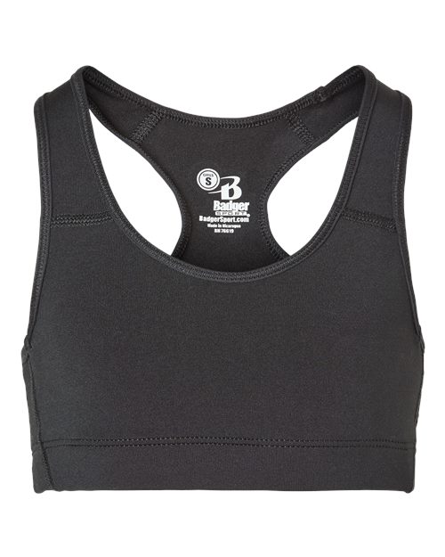 Girls' B-Sport Bra Top – Front