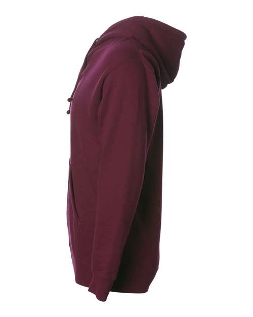 Unisex Heavyweight Full-Zip Hooded Sweatshirt – Side