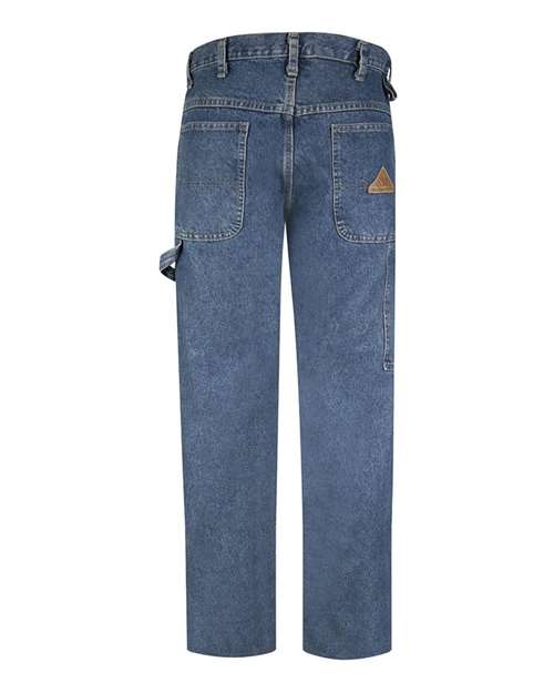 Men's Flame Resistant Pre-Washed Denim Dungaree – Back