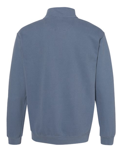 Unisex Garment-Dyed Quarter-Zip Sweatshirt – Back
