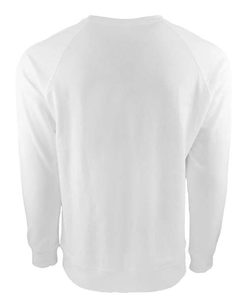 Unisex Laguna Raglan Crewneck Sweatshirt – Back