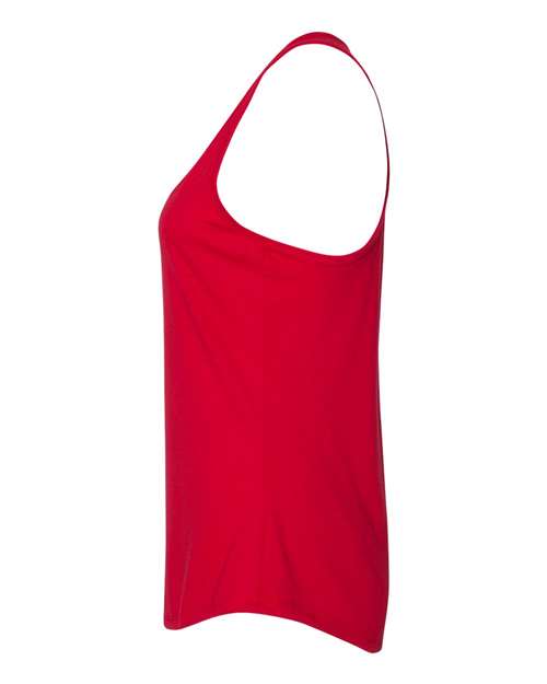 Women's Gathered Racerback Tank – Detail