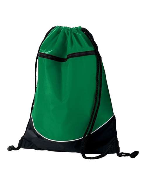 Tri-Color Drawstring Backpack – Front