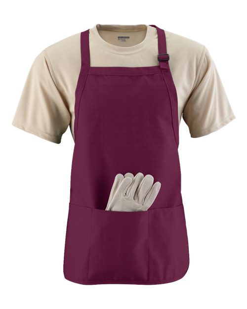 Medium Length Apron with Pouch – Front