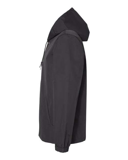 Men's Water-Resistant Hooded Windbreaker – Detail