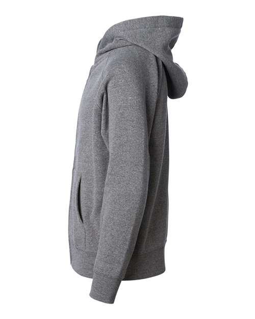 Youth Lightweight Special Blend Raglan Zip Hood – Side