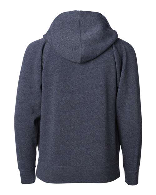 Toddler Lightweight Special Blend Raglan Zip Hood – Back
