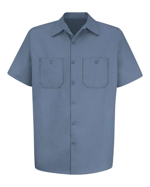 Men's Tall Cotton Short Sleeve Uniform Shirt