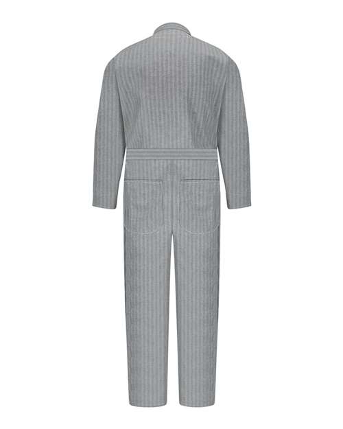 Men's Button-Front Cotton Coverall – Back