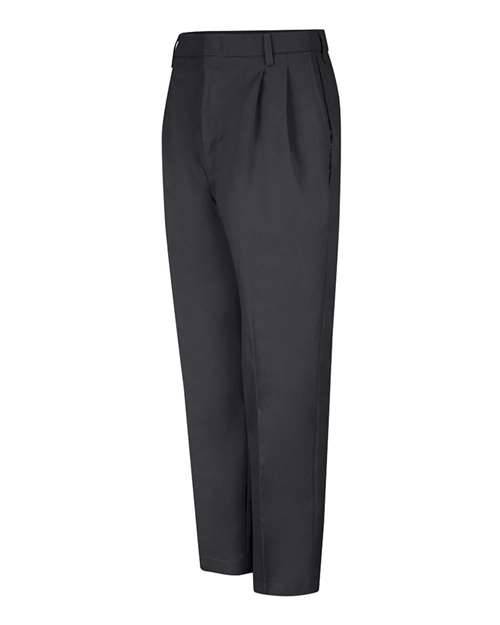 Men's Pleated Twill Slacks – Side