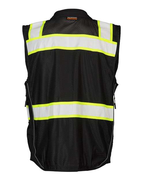 Unisex EV Series® Enhanced Visibility Professional Utility Vest – Back