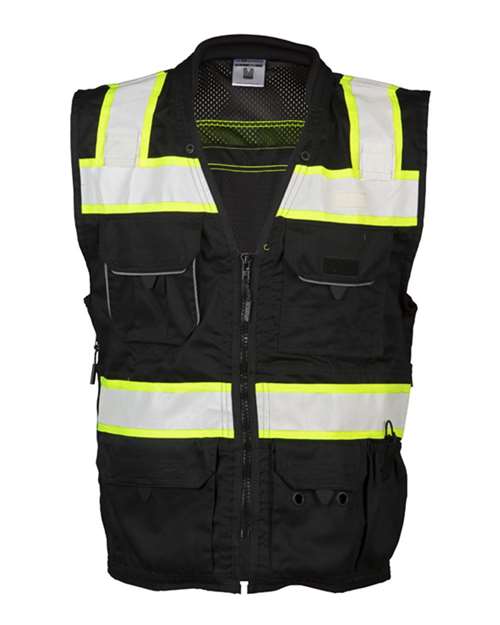 Unisex EV Series® Enhanced Visibility Professional Utility Vest – Front