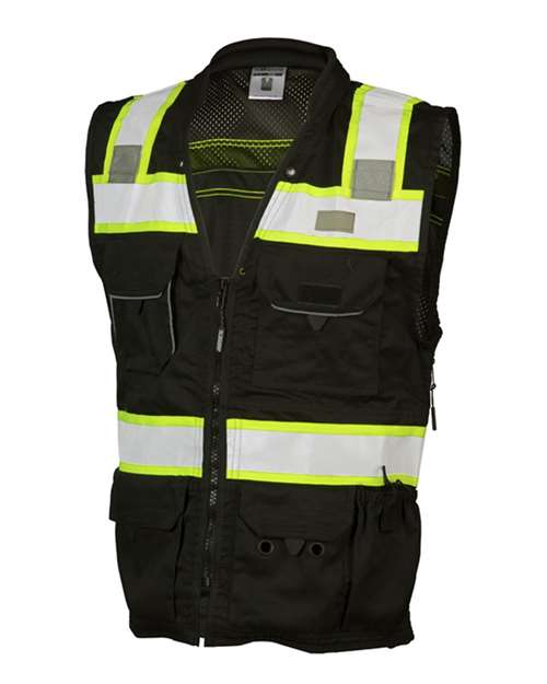 Unisex EV Series® Enhanced Visibility Professional Utility Vest – Side