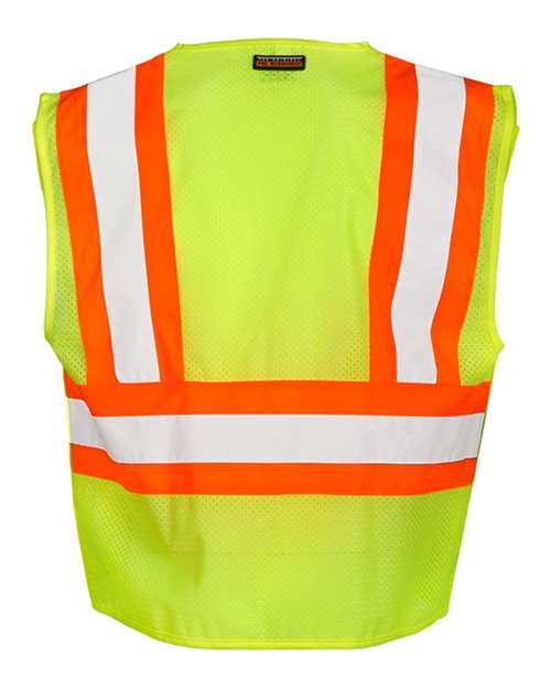 Unisex Contrasting Mesh Breakaway Vest – Back