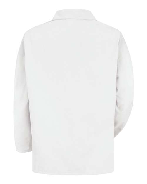Unisex Tall Lapel Counter Coat – Back