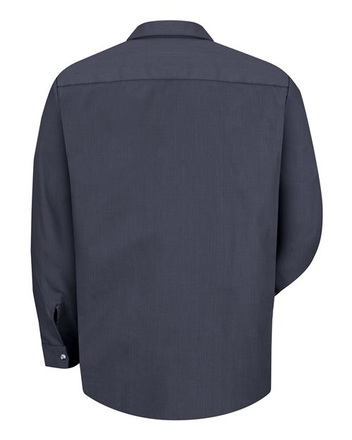 Men's Industrial Long Sleeve Work Shirt – Back
