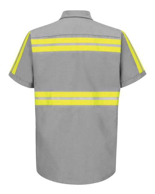Men's Enhanced Visibility Industrial Work Shirt – Back