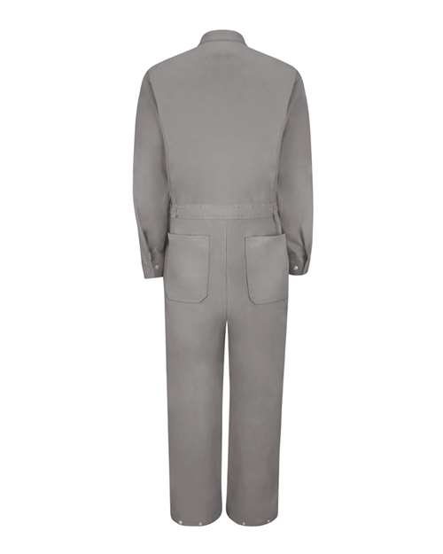 Men's Zip-Front Cotton Coverall – Back
