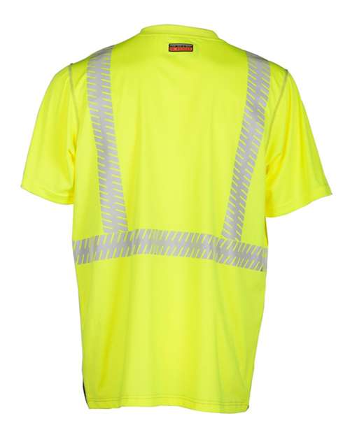 Unisex Premium Brilliant Series® High Performance Class 2 T-Shirt – Back