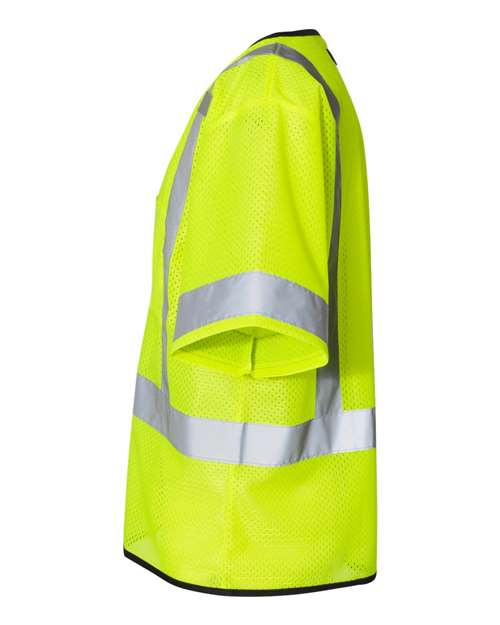 Unisex Economy Single Pocket Zipper Vest – Detail