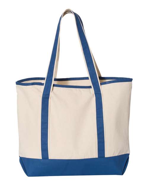 34.6L Large Canvas Deluxe Tote – Back