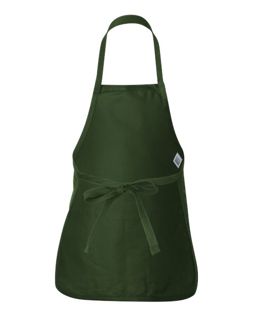 Full-Length Apron with Pouch Pocket – Back