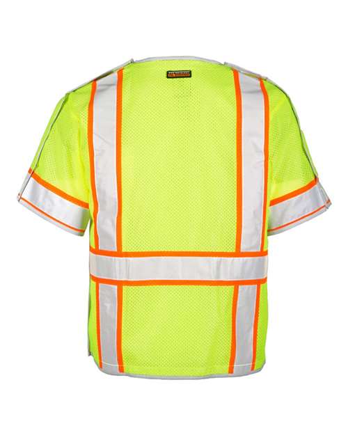 Unisex Premium Brilliant Series® Breakaway Class 3 Vest – Back