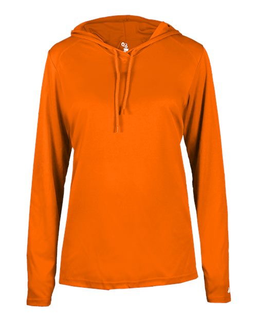 Women's B-Core Hooded Long Sleeve T-Shirt – Front
