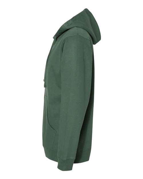 Unisex Midweight Full-Zip Hooded Sweatshirt – Detail