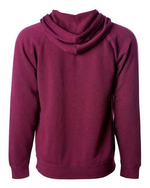 Unisex Special Blend Raglan Full-Zip Hooded Sweatshirt – Back