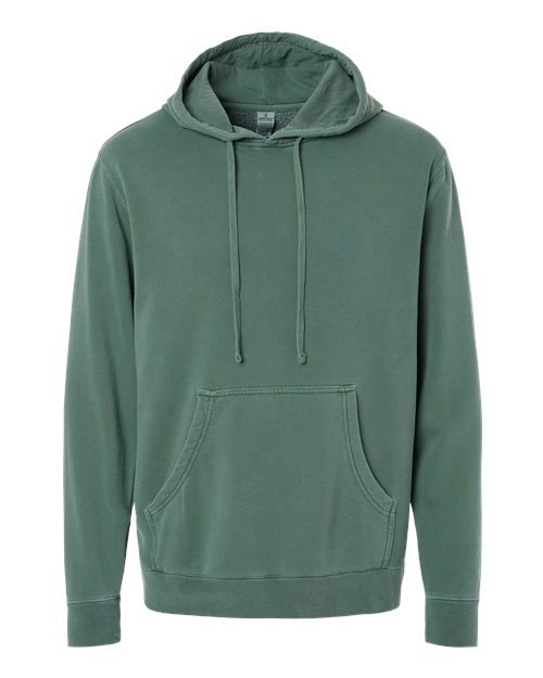 Unisex Midweight Pigment-Dyed Hooded Sweatshirt – Front