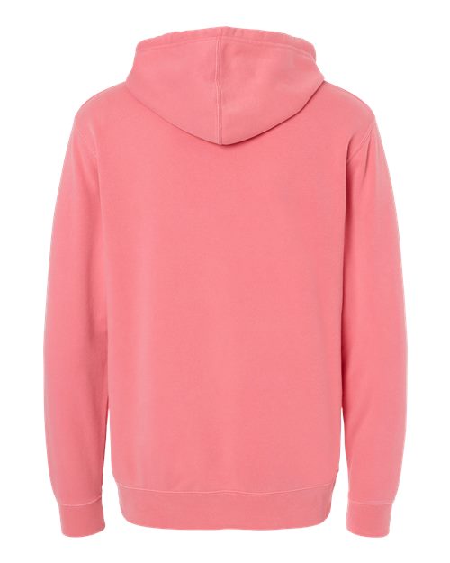 Unisex Midweight Pigment-Dyed Hooded Sweatshirt – Back