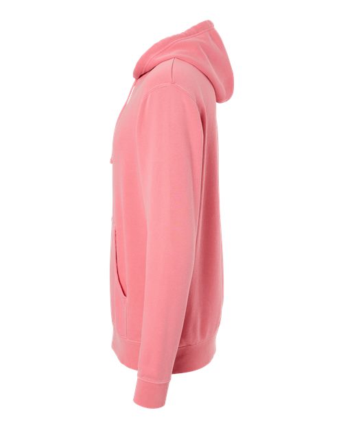 Unisex Midweight Pigment-Dyed Hooded Sweatshirt – Detail