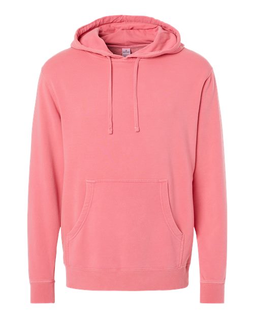 Unisex Midweight Pigment-Dyed Hooded Sweatshirt – Front