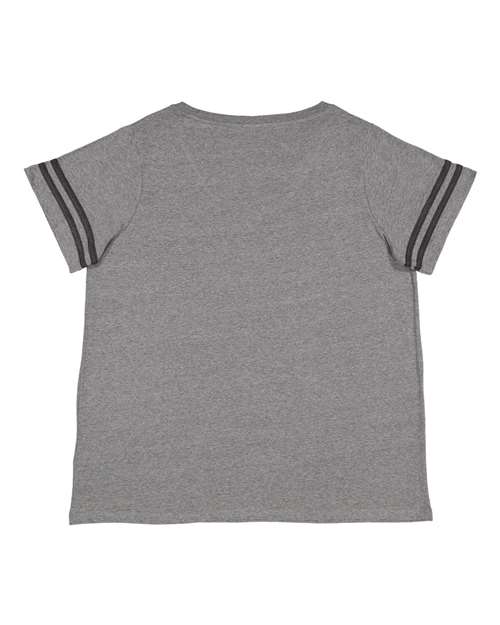 Women's Curvy Collection Vintage Football Tee – Back