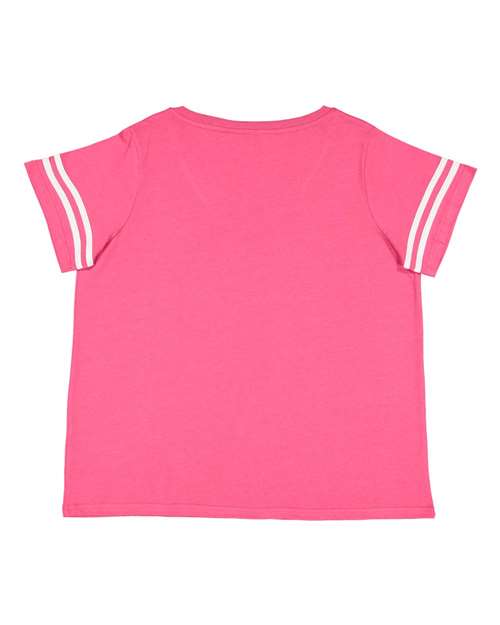 Women's Curvy Collection Vintage Football Tee – Back