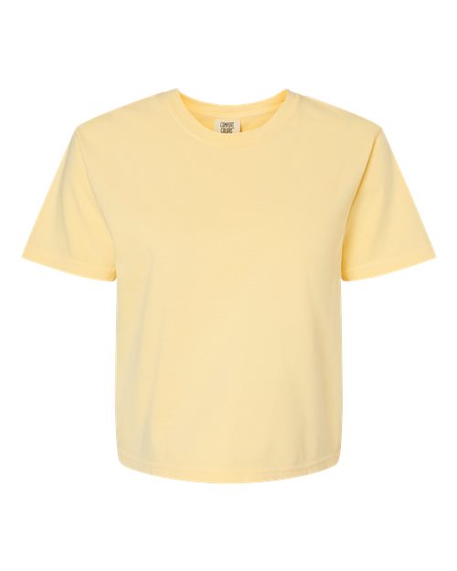 Women's Garment-Dyed Heavyweight Boxy T-Shirt – Front
